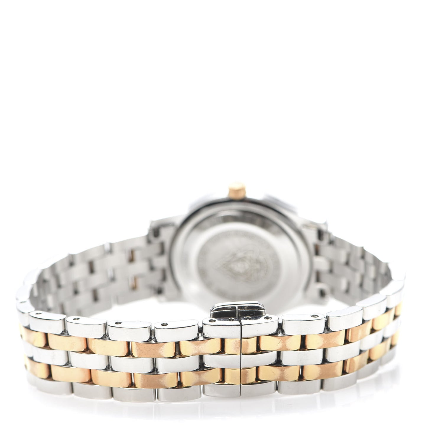 Stainless Steel Mother of Pearl 27mm 5500L Two Tone Quartz Watch