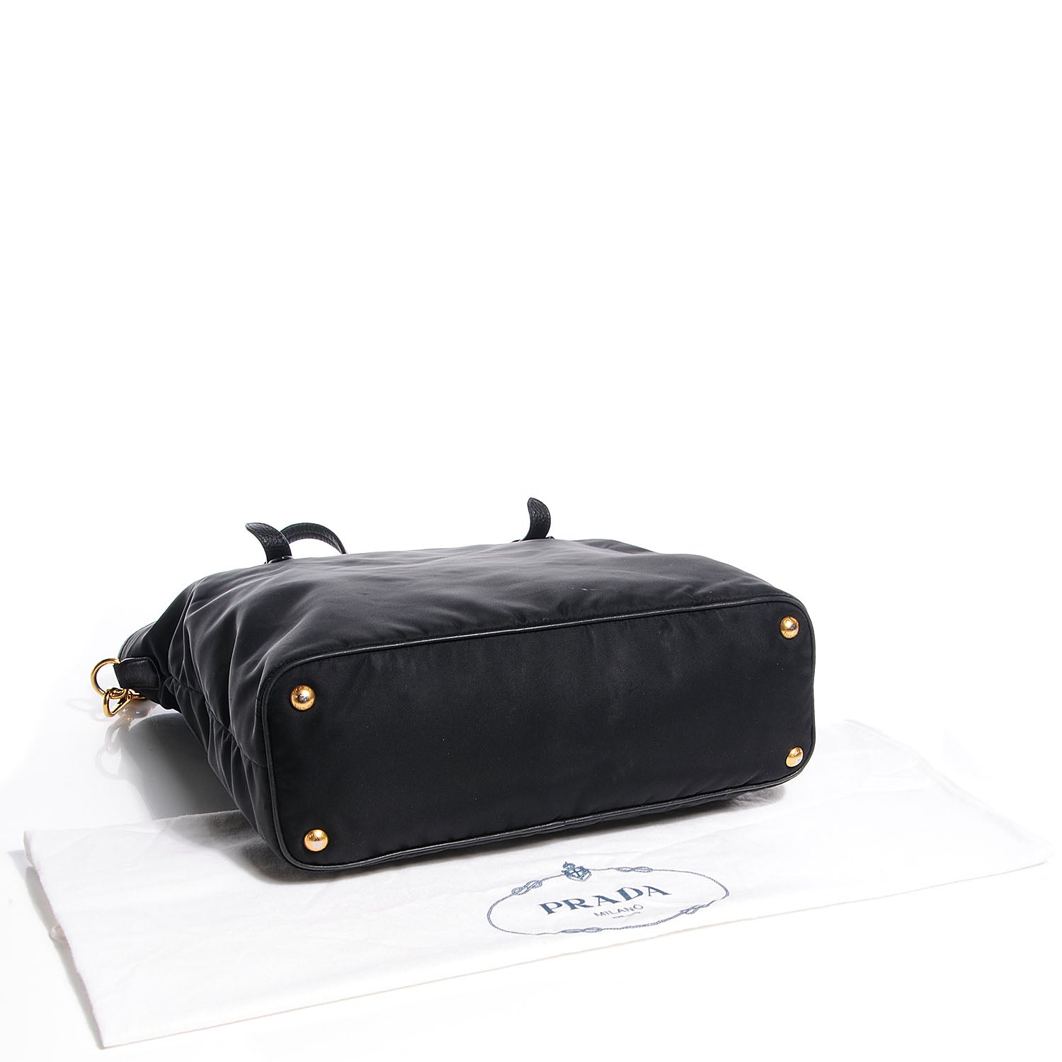 Prada Tessuto Nylon Large Tote Nero Black 4 of 10
