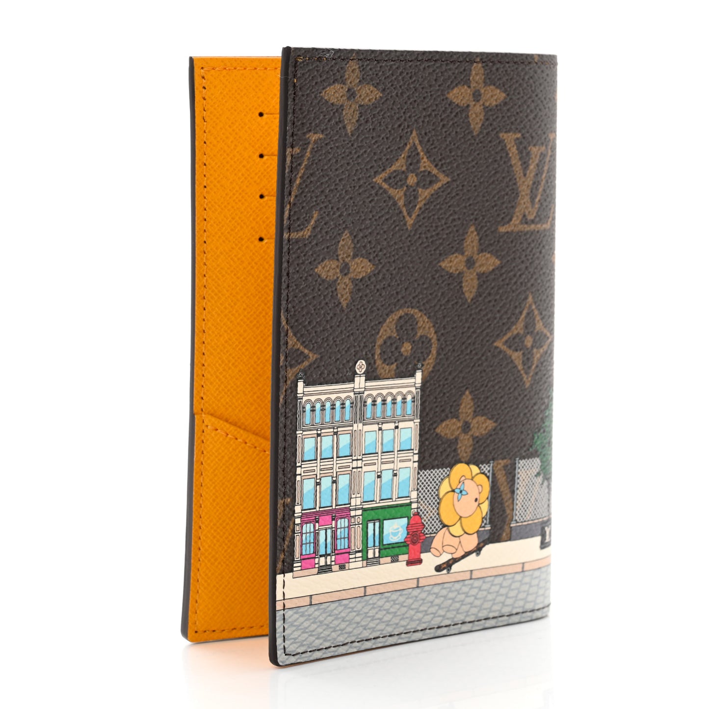 Monogram 2022 Christmas Animation New York Soho Passport Cover Yellow