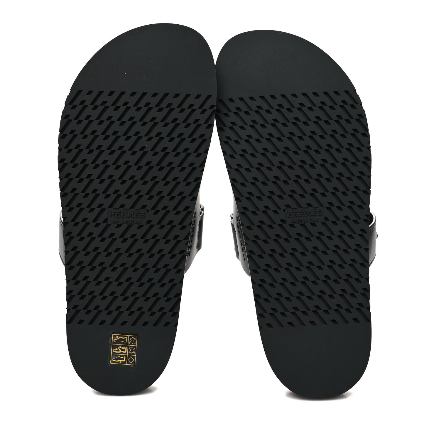 Calfskin Womens Chypre Sandals 39.5 Black
