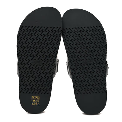 Hermes Calfskin Womens Chypre Sandals 39.5 Black 5 of 9