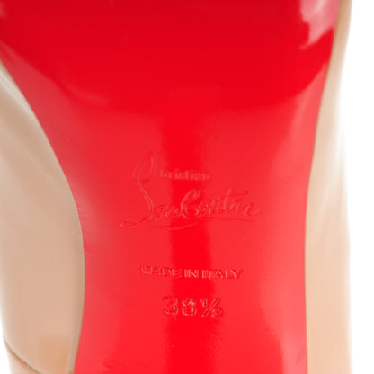 Christian Louboutin Patent So Kate 120 Pumps 38.5 Nude 6 of 9