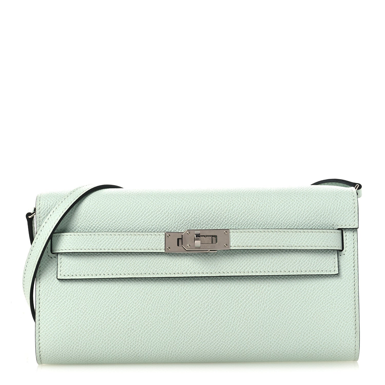 Hermes Epsom Kelly Wallet To Go Vert Peppermint 1 of 12