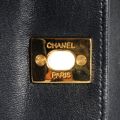 Chanel Lambskin Small Kelly Flap Bag Navy Blue 7 of 9