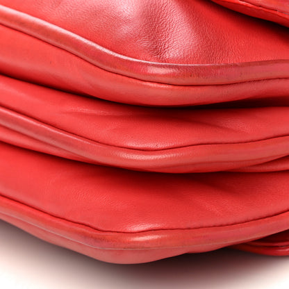 Miu Miu Nappa Shoulder Bag With Chain Red 9 of 20