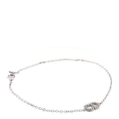 Christian Dior Crystal CD Bracelet Silver 1 of 4
