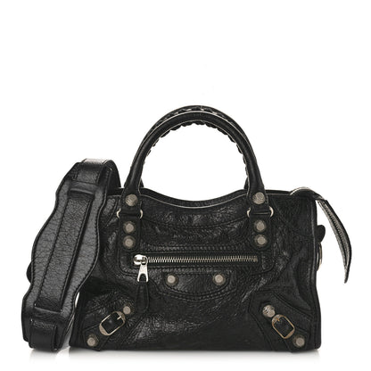 Balenciaga Agneau Giant 12 Silver Hardware Mini City Black 1 of 8