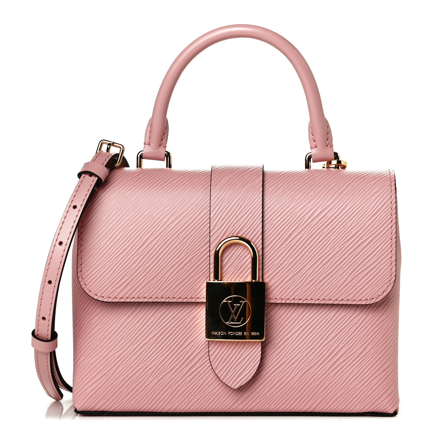 Louis Vuitton Epi Locky BB Rose Ballerine 1 of 13