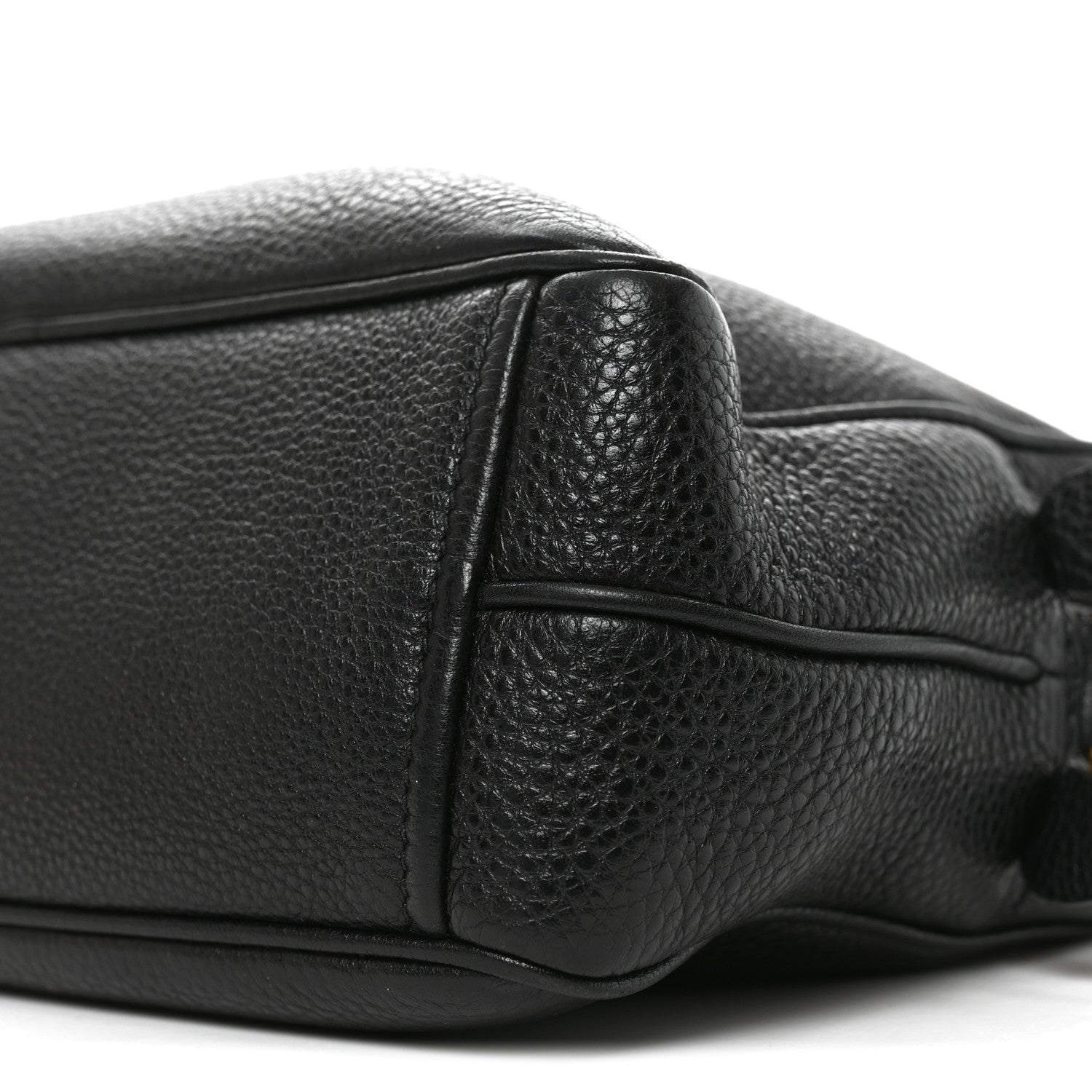 Prada Vitello Daino Medium Double Zip Shoulder Bag Black 15 of 17