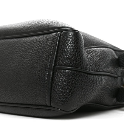 Prada Vitello Daino Medium Double Zip Shoulder Bag Black 15 of 17