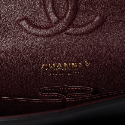 Chanel Lambskin Quilted Medium Double Flap Black 6 of 12