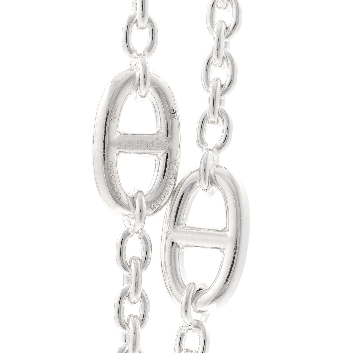 Hermes Sterling Silver Farandole Necklace 120 5 of 5