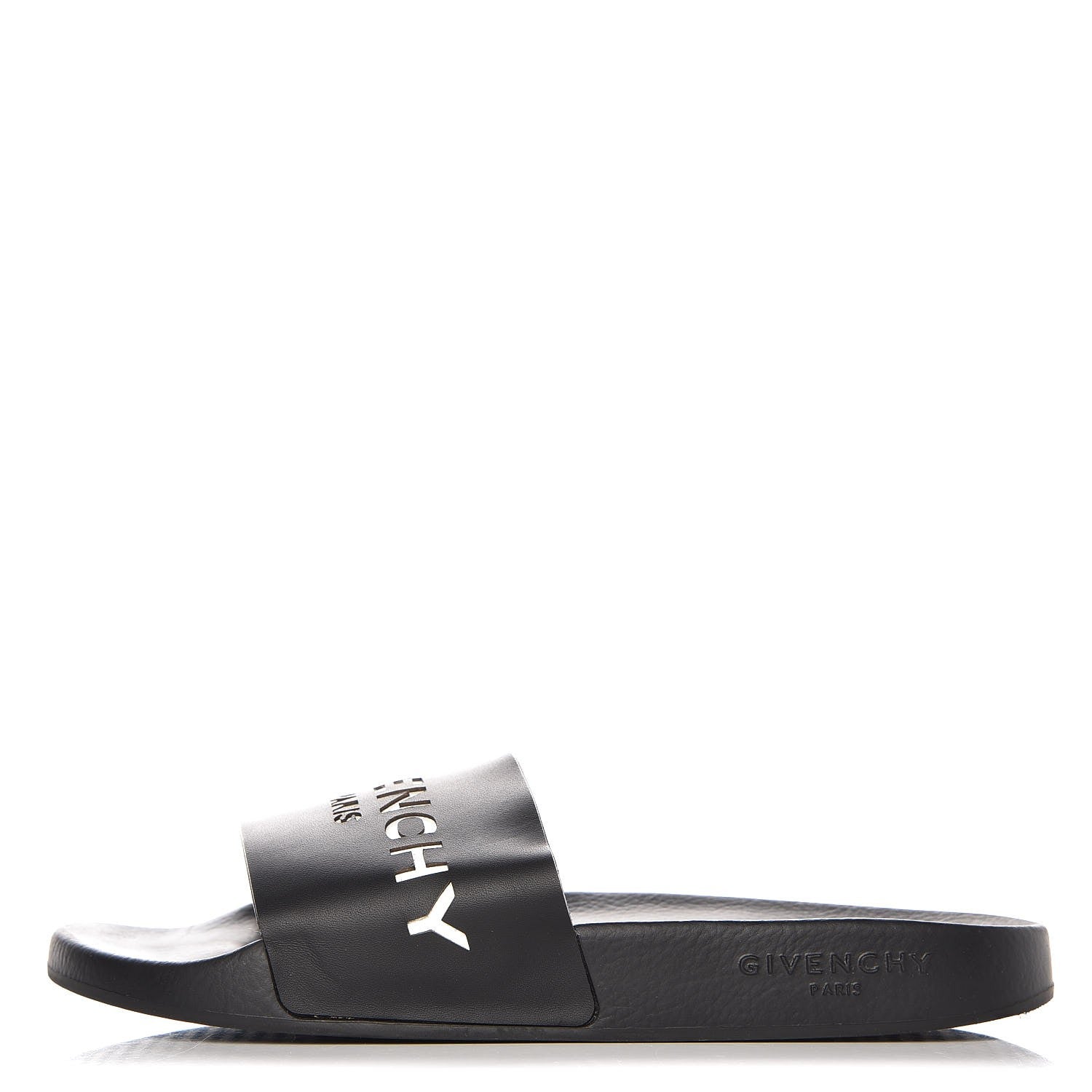 Givenchy Rubber Logo Pool Slide Sandals 39 Black 1 of 10