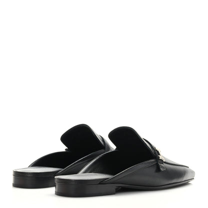 Hermes Goatskin Groupie Mules 39 Black 4 of 9