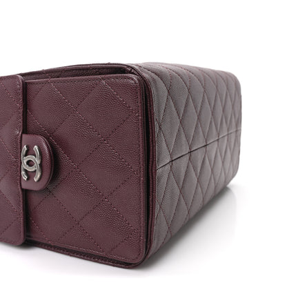Chanel Caviar Quilted Small Chanel 25 Handbag Dark Burgundy 9 of 10