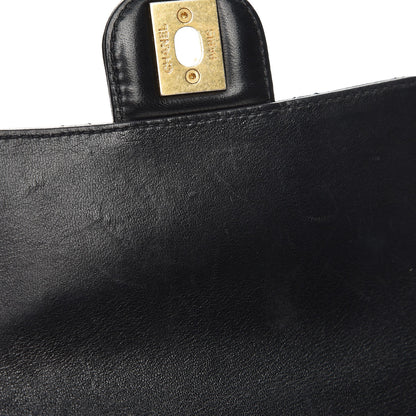 Chanel Lambskin Quilted Crossing Times Mini Flap Black 8 of 10