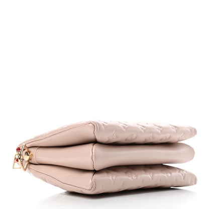 Louis Vuitton Lambskin Embossed Monogram Fall In Love Coussin PM Dragée Light Pink 3 of 4