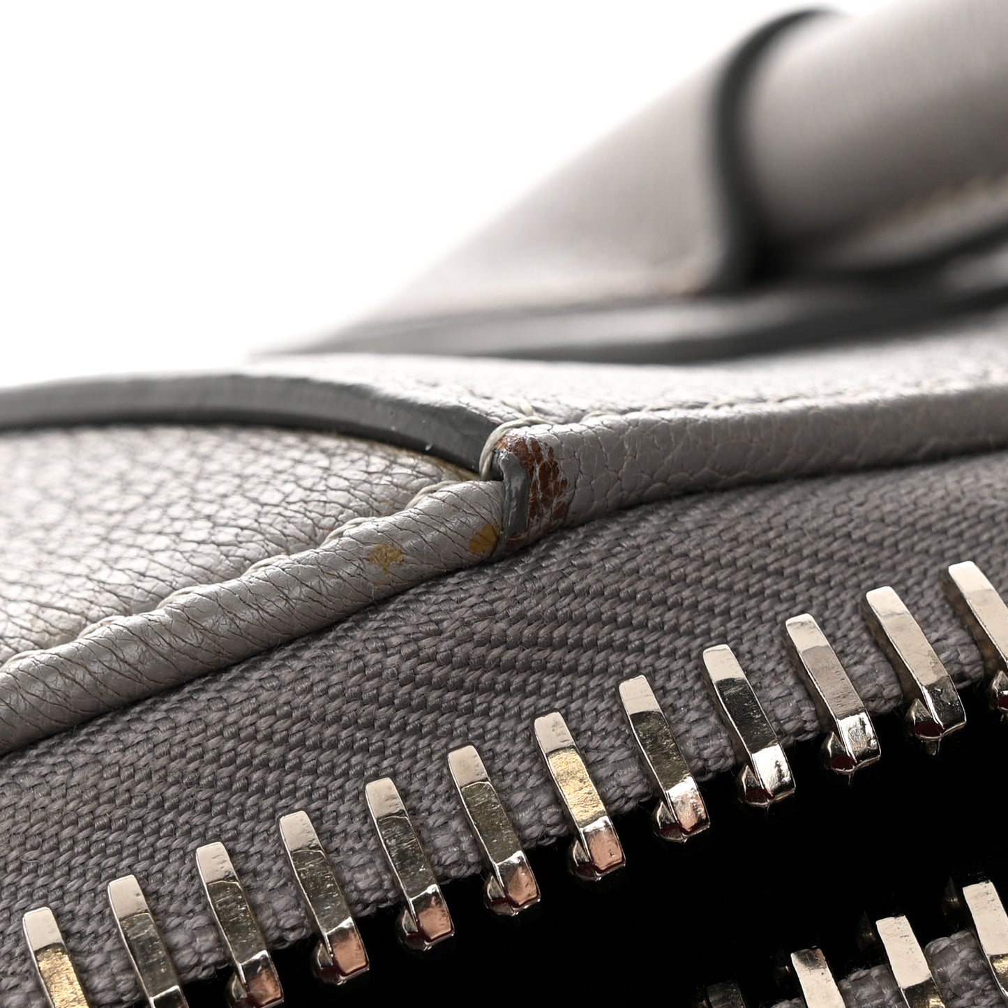 Sugar Goatskin Small Antigona Pearl Grey