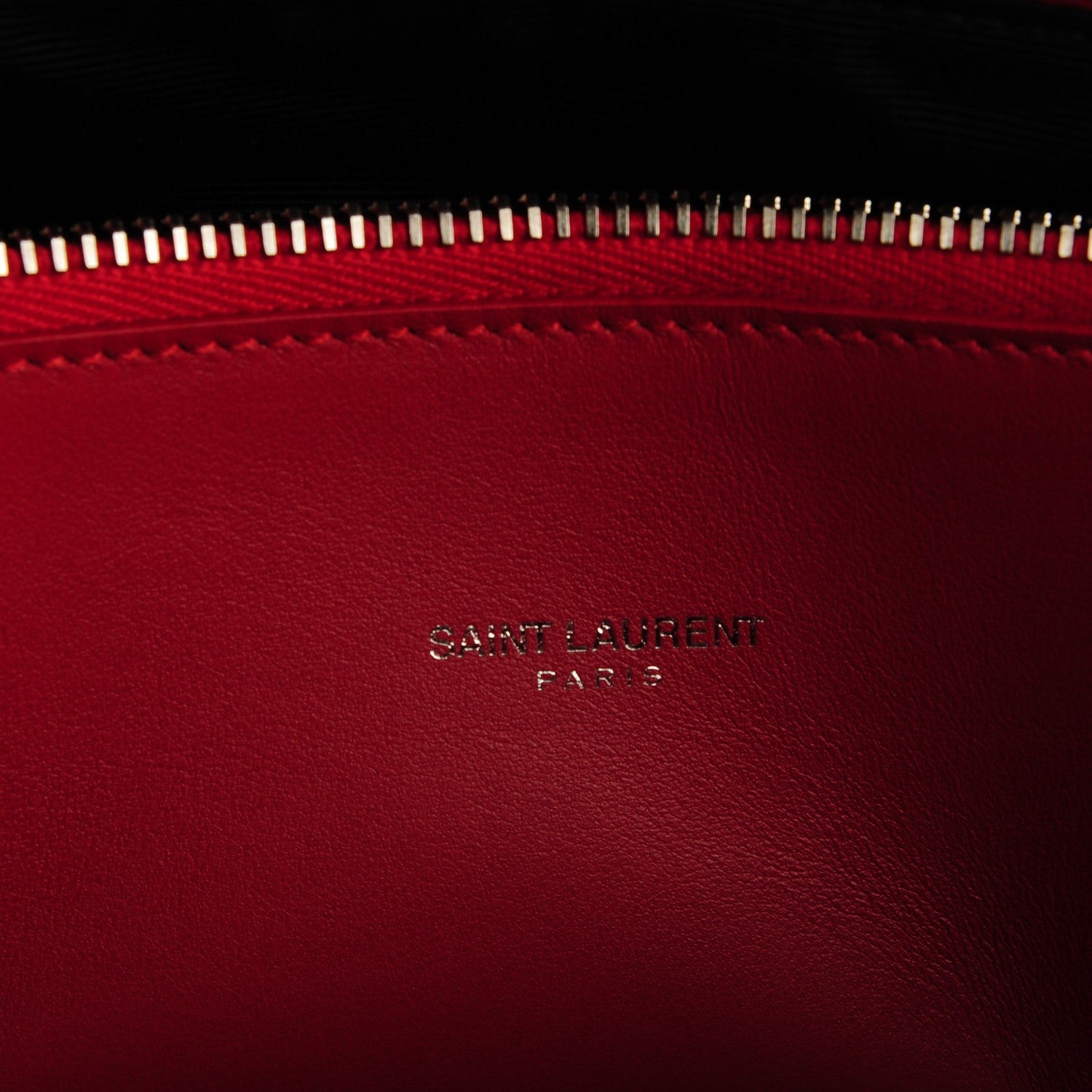 Saint Laurent Grained Calfskin Small Sac De Jour New Red 8 of 9