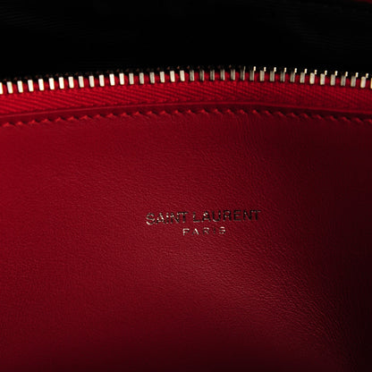 Saint Laurent Grained Calfskin Small Sac De Jour New Red 8 of 9
