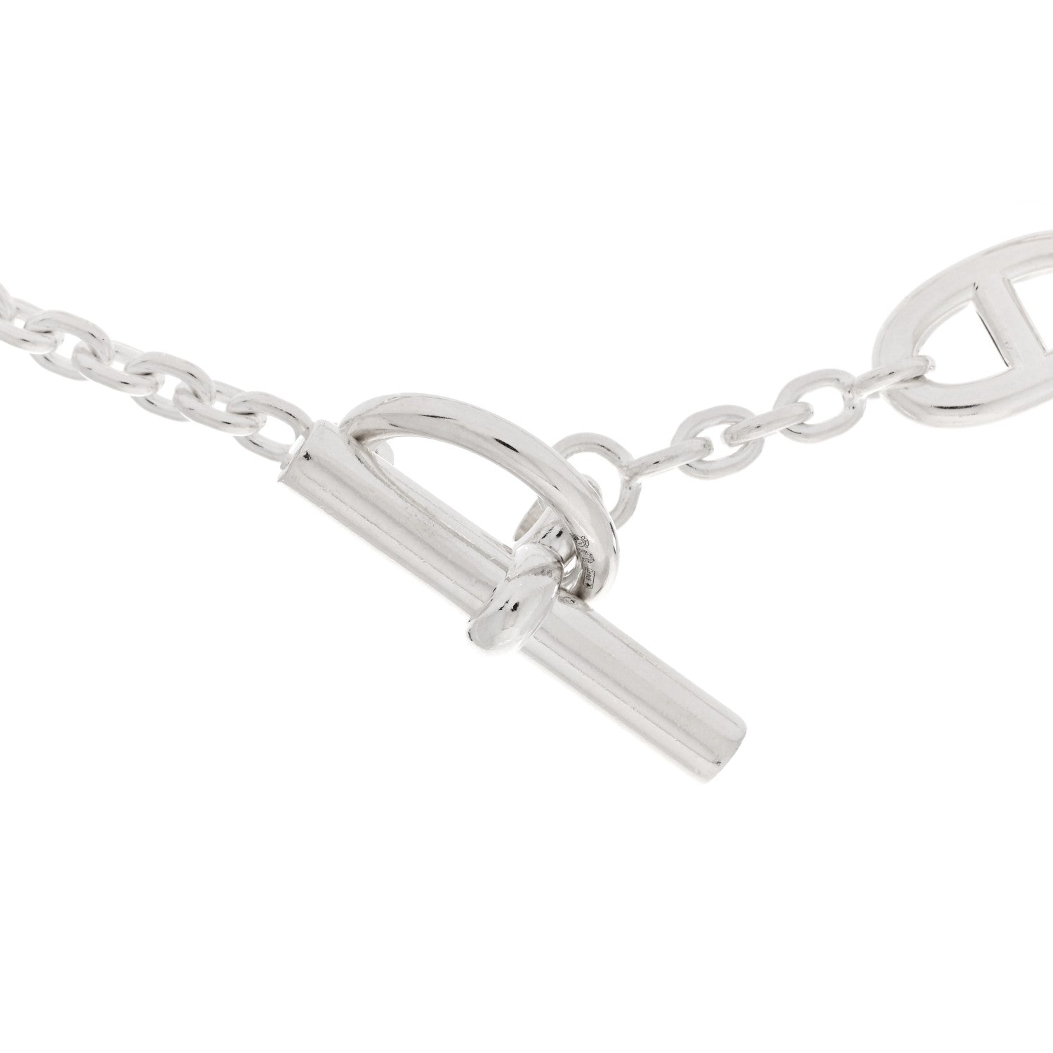 Hermes Sterling Silver Farandole Necklace 120 4 of 6