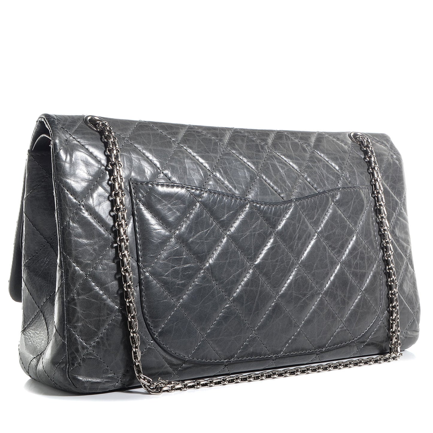 Aged Calfskin 2.55 Reissue 228 Flap Grey