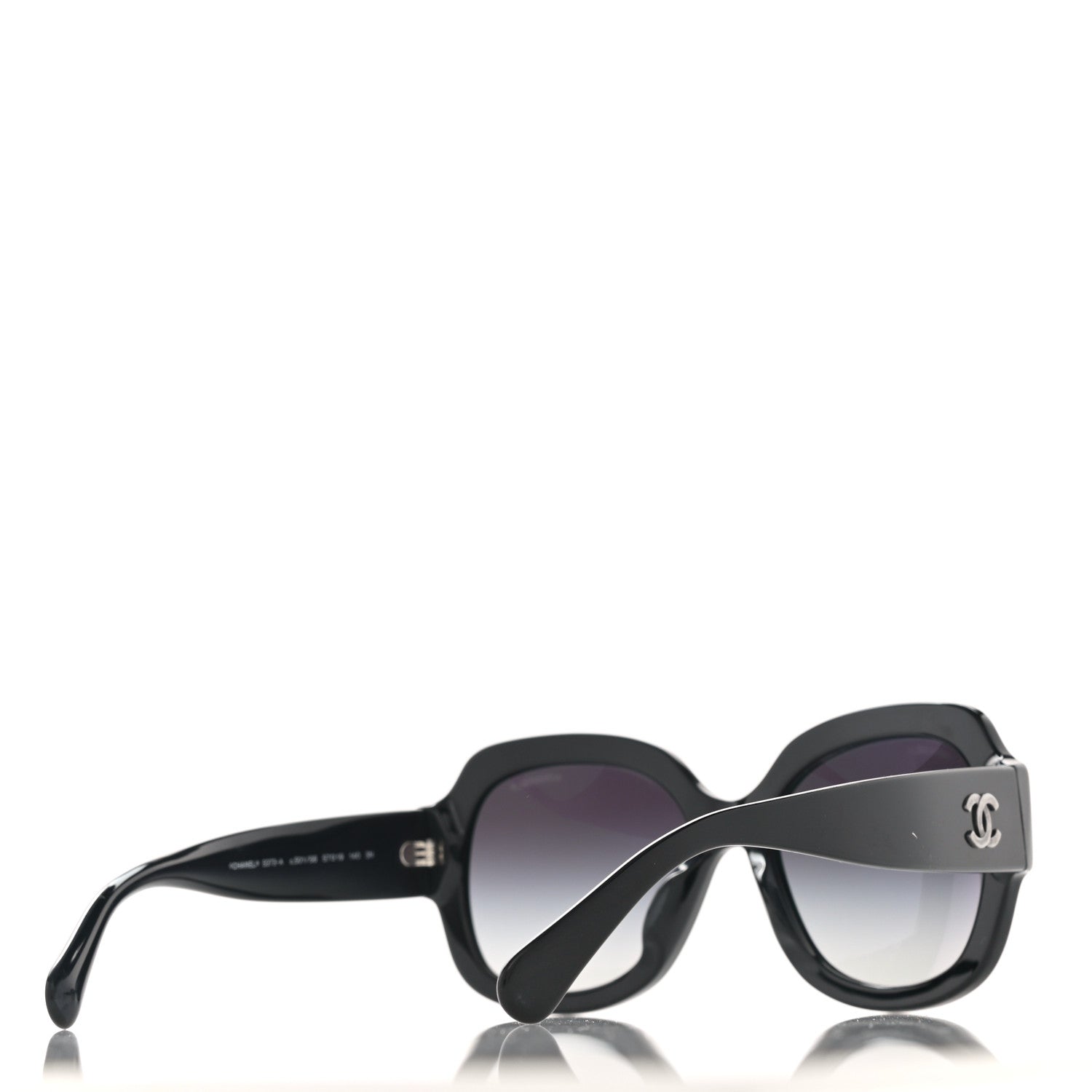 Chanel Acetate CC Sunglasses 5373 Black 4 of 8