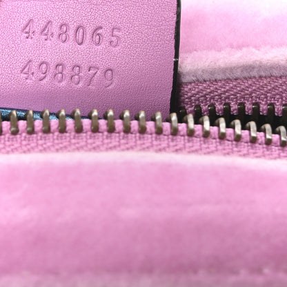 Gucci Velvet Matelasse Marquise Crystals Mini GG Marmont Chain Shoulder Bag Malva 7 of 10