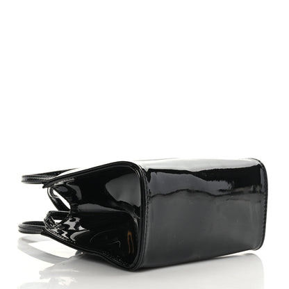 Telfar Patent Vegan Leather Small Shopping Bag Black 3 of 7