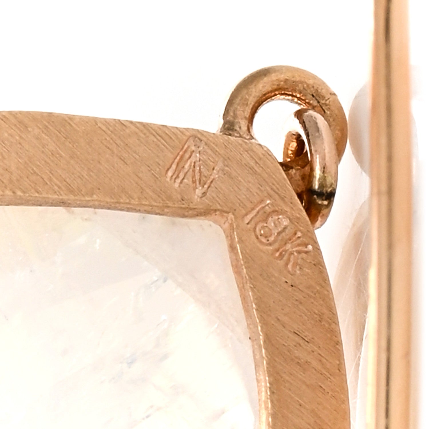 Irene Neuwirth 18K Rose Gold Moonstone Large Classic Pear Drop Earrings 4 of 4
