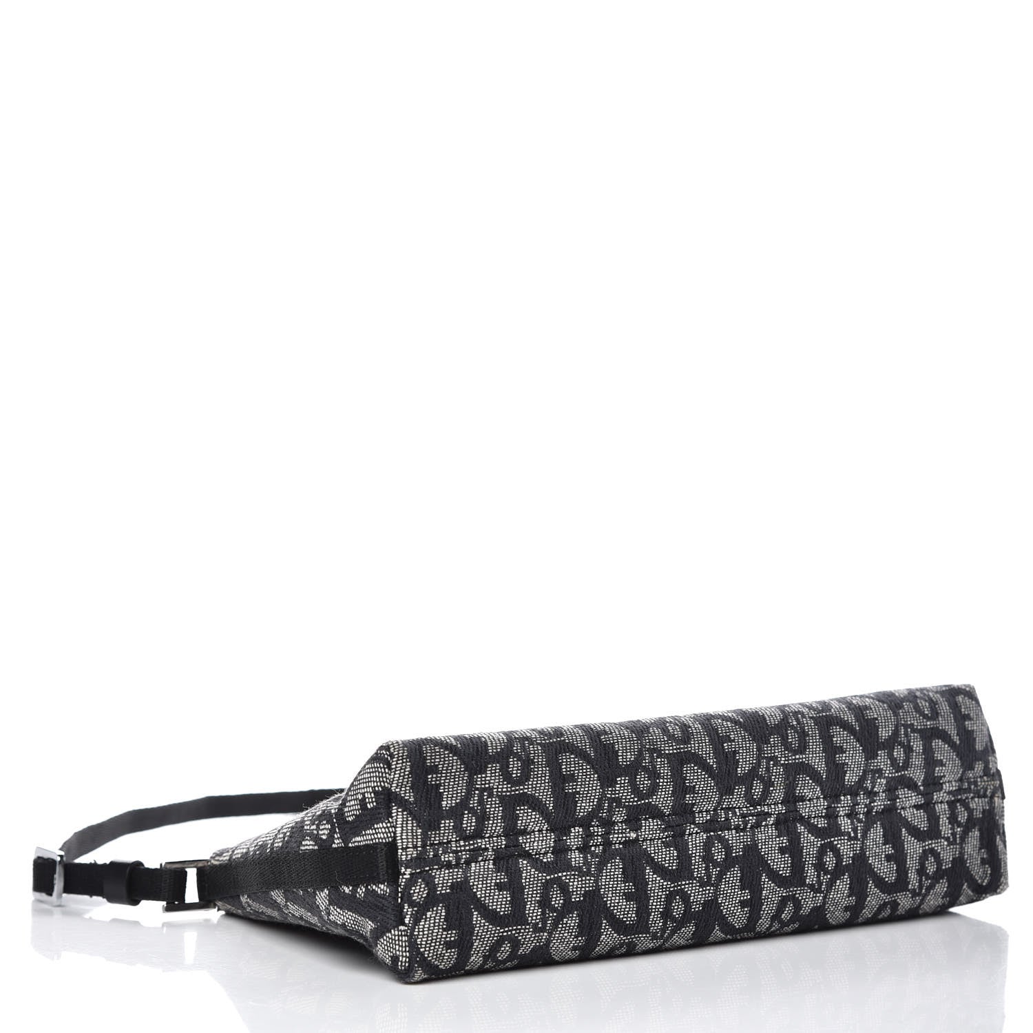 Christian Dior Monogram Shoulder Bag Pochette Black 4 of 10