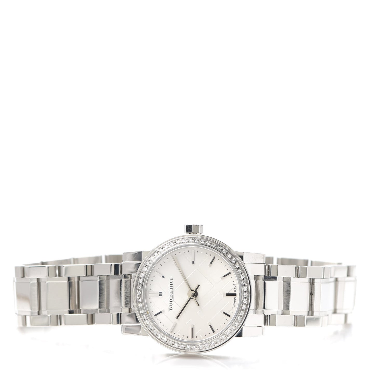 Stainless Steel Diamond Bezel 26mm The City Quartz Watch BU9220