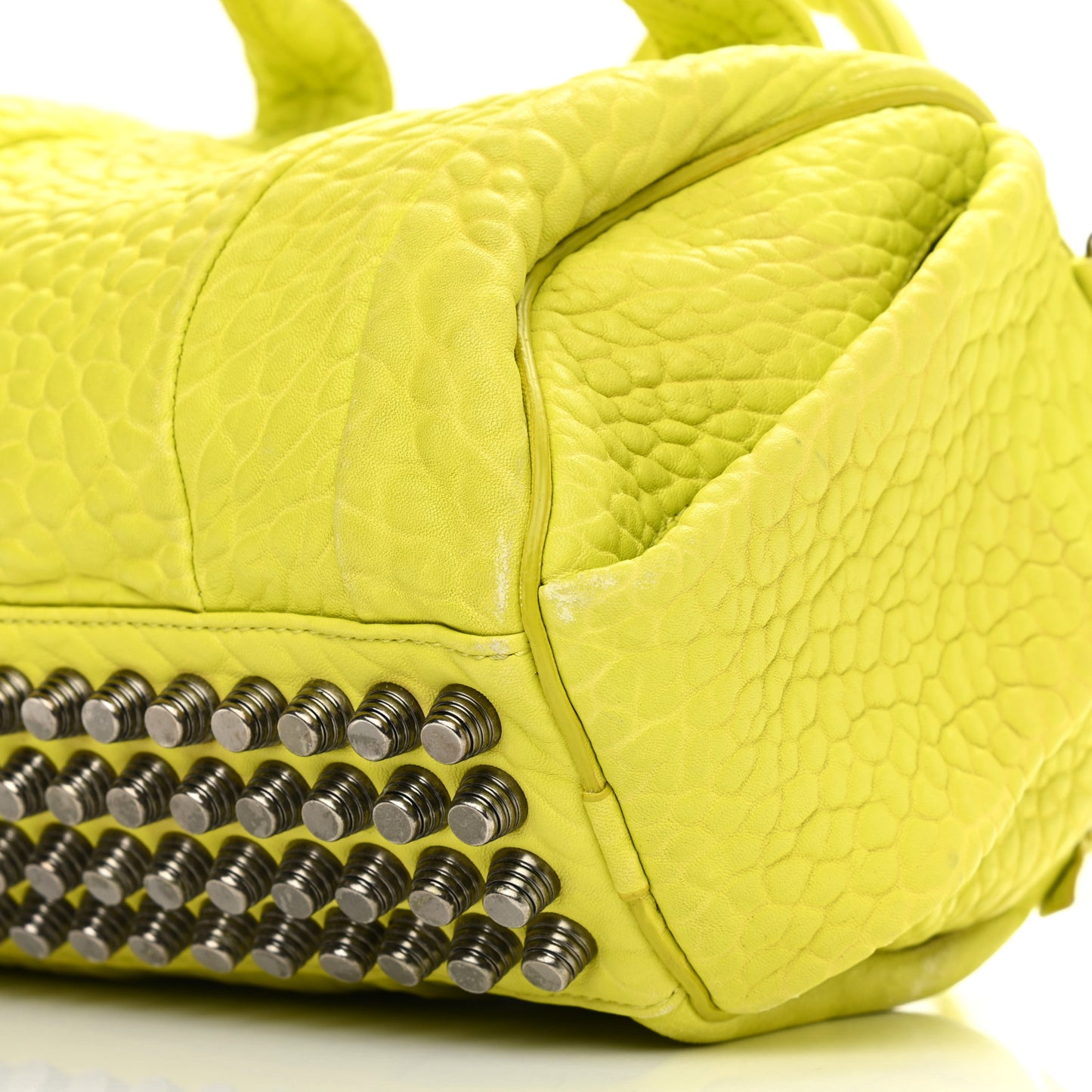 Pebbled Lambskin Rockie Acid Nickel Hardware