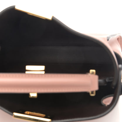 Fendi Vitello Tahiti Burro Medium Peekaboo Iconic Essentially Satchel Rosa Burbon Maya 5 of 12