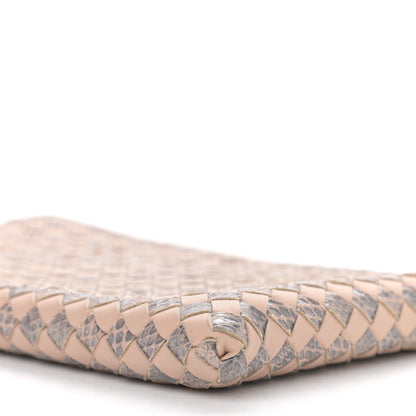 Bottega Veneta Nappa Ayers Intrecciato Biletto Chain Crossbody Flamingo 11 of 13