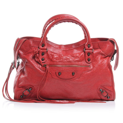Balenciaga Agneau Classic Hardware City Coquelicot 1 of 9