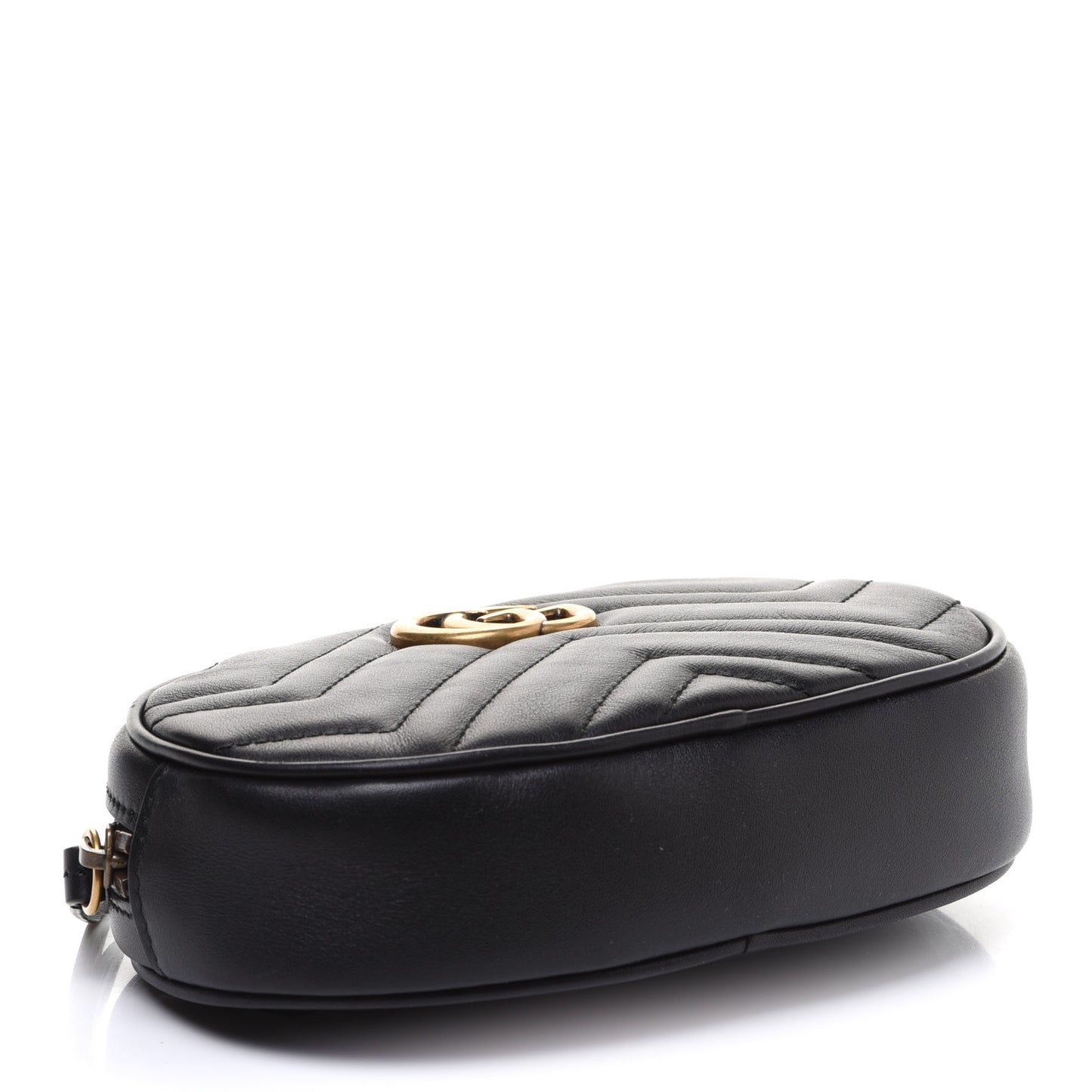 Calfskin Matelasse GG Marmont Belt Bag 95 38 Black
