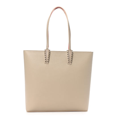 Christian Louboutin Calfskin Empire Spikes North South Cabata Tote Saharienne 1 of 10