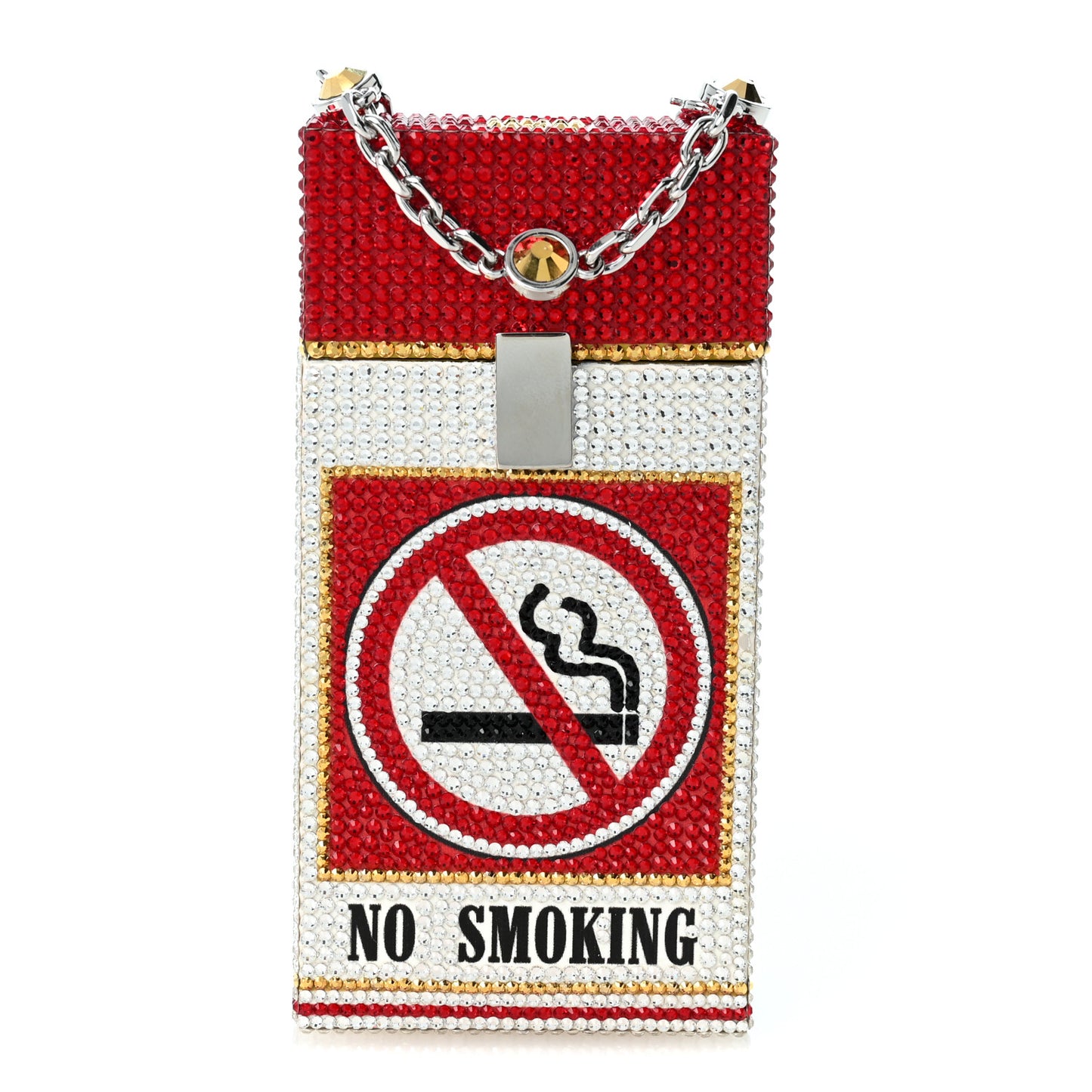 Crystal Le Case No Smoking Minaudiere Box