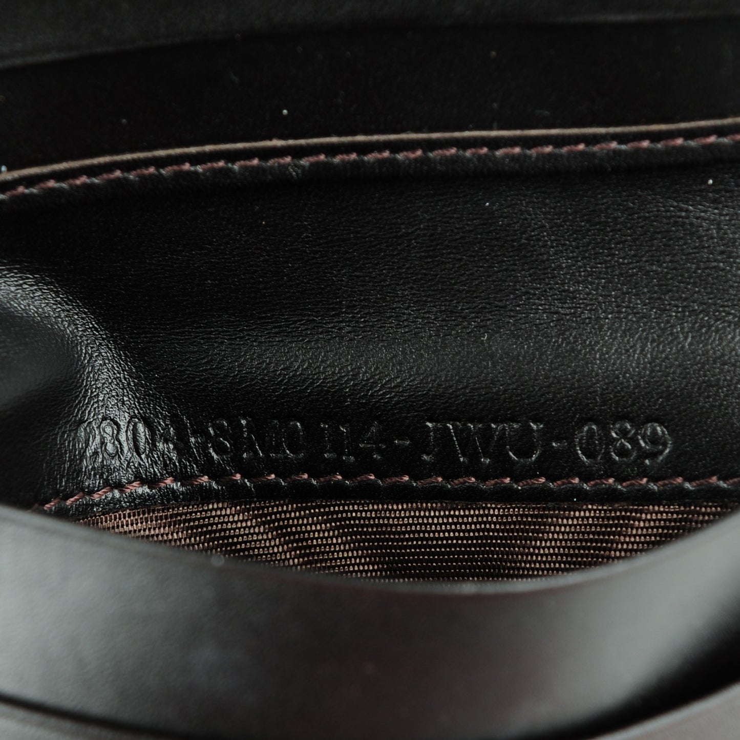 Zucca Cuoio Lucido Compact Wallet Tobacco Moro