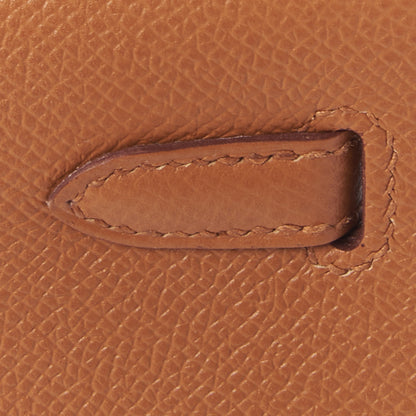 Hermes Epsom Verso Kelly Sellier 25 Caramel Jaune Ambre 10 of 33
