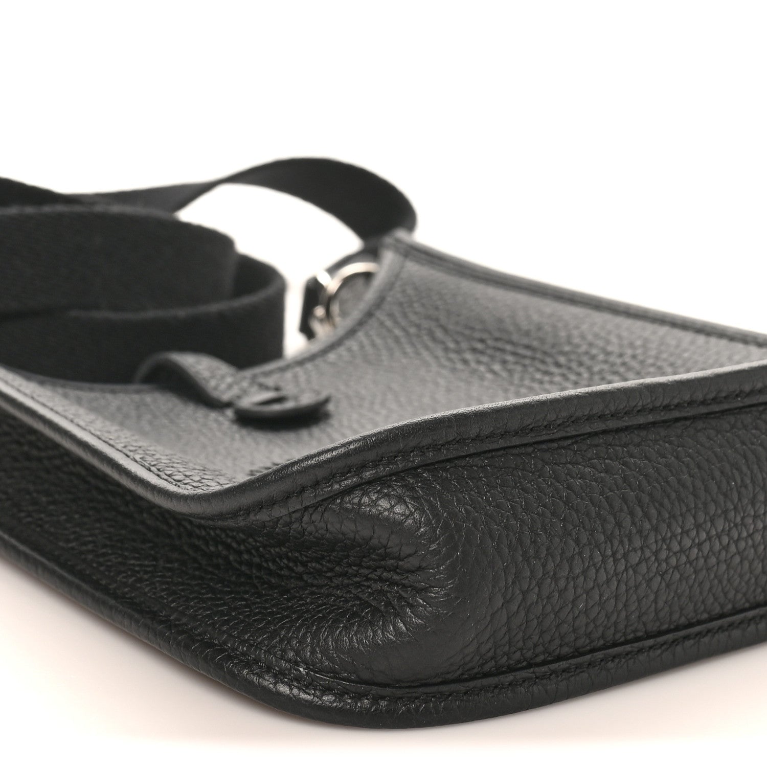 Hermes Taurillon Clemence Evelyne TPM Black 8 of 9