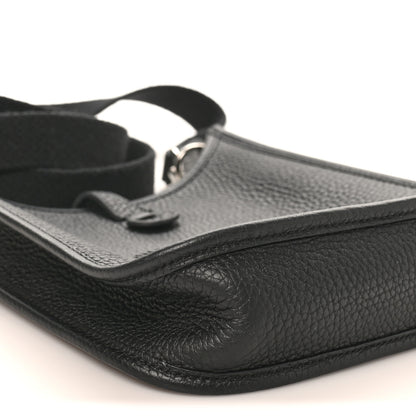 Hermes Taurillon Clemence Evelyne TPM Black 8 of 9