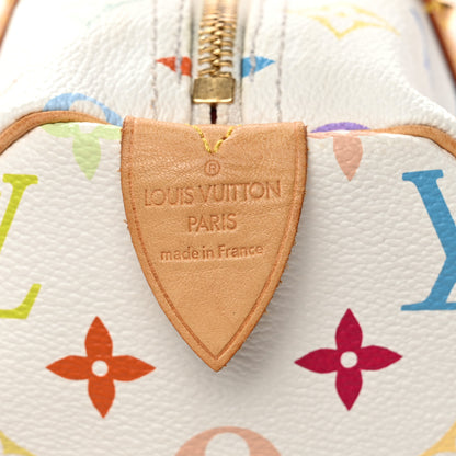 Louis Vuitton Monogram Multicolor Speedy 30 White 6 of 14