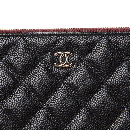 Chanel Caviar Quilted Medium Cosmetic Case Black 7 of 8