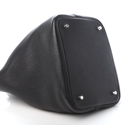 Hermes Taurillon Clemence Picotin Lock 22 MM Black 9 of 10