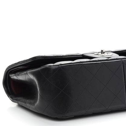 Chanel Lambskin Quilted Jumbo Double Flap Black 8 of 9