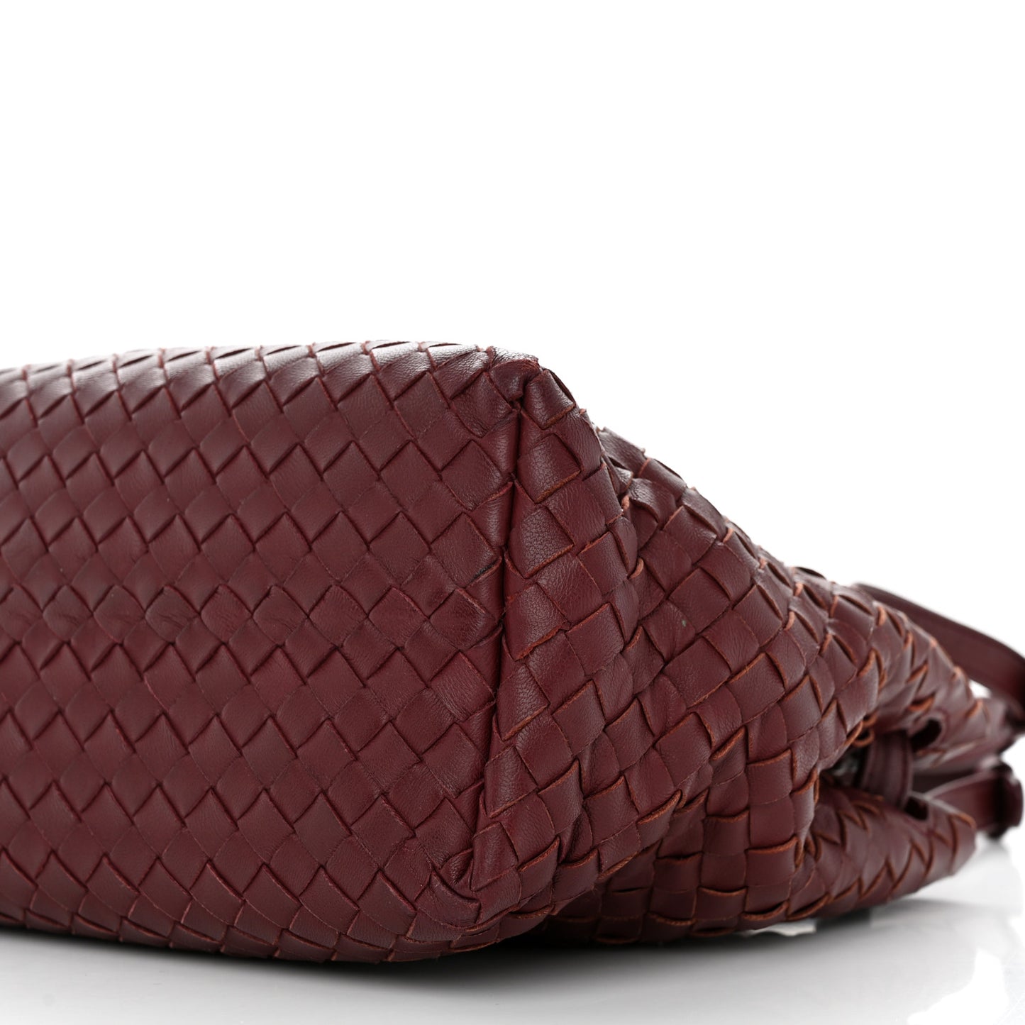 Nappa Intrecciato Small Garda Bag Barolo