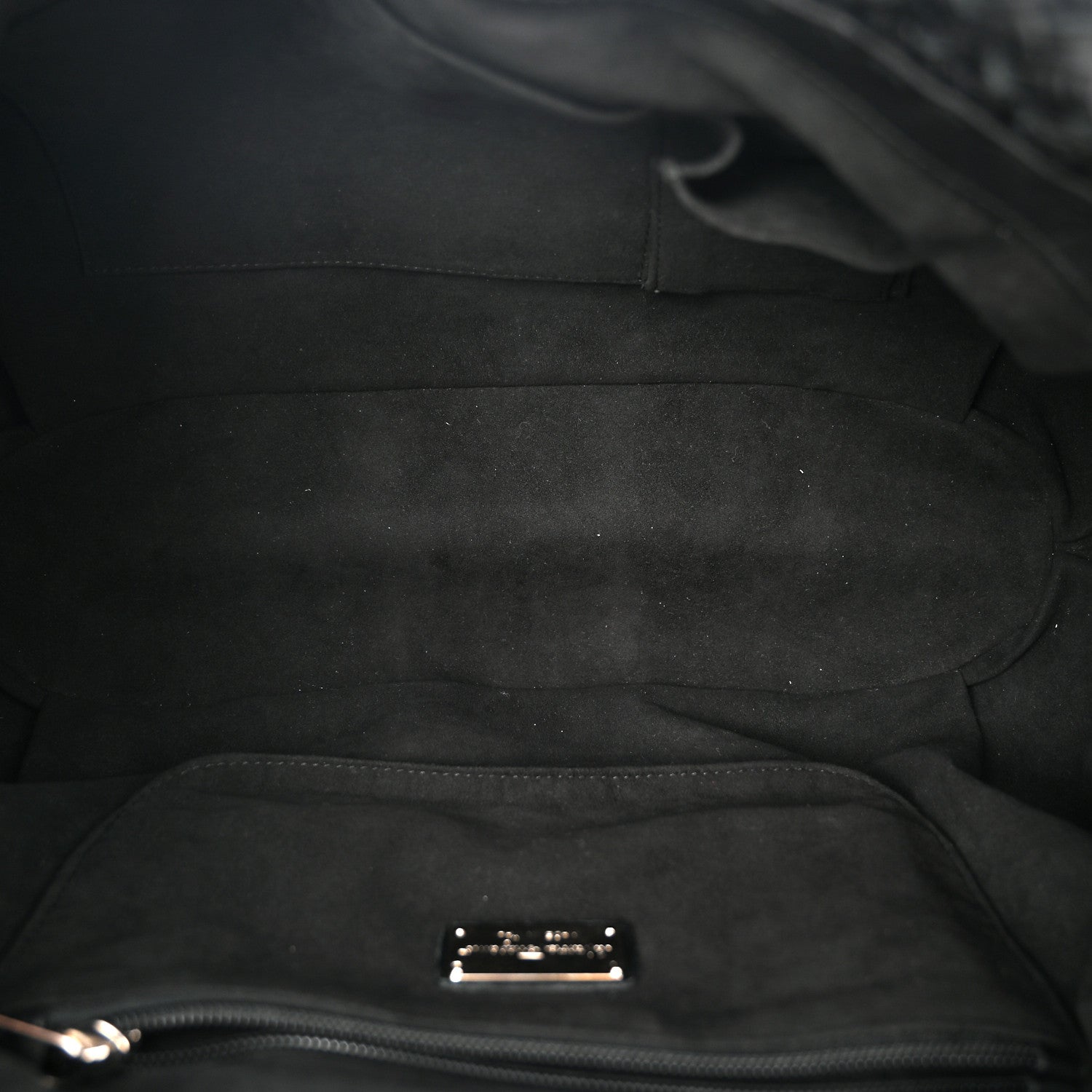 Salvatore Ferragamo Woven Calfskin Gancini Shoulder Bag Black 8 of 19