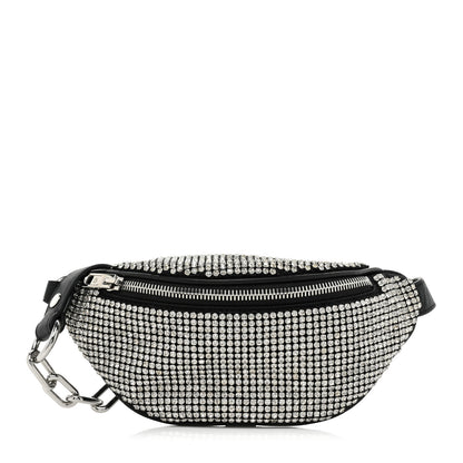 Alexander Wang Rhinestone Mesh Mini Attica Belt Bag Black 1 of 11